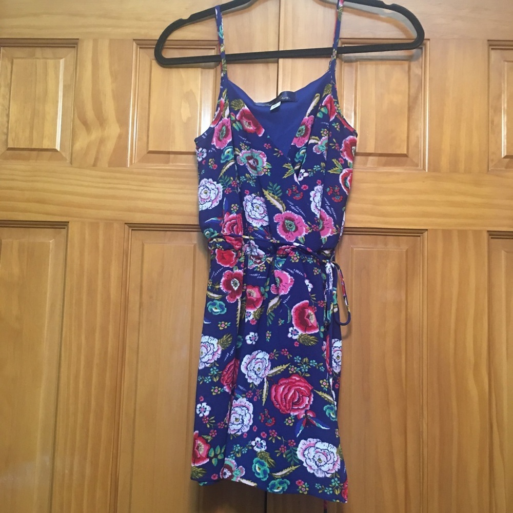 Blue Rain XS Floral Romper from Francesca’s